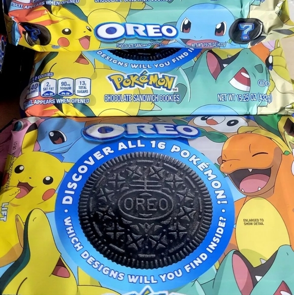 Pokemon Oreo Cookies Sealed Limited Edition Package Collect All 16 Chance Of Mew - Picture 7 of 7